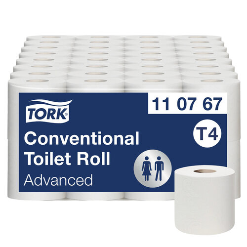 Tork Toiletpapier Tork T4 advanced 2-laags 250vel wit 110767