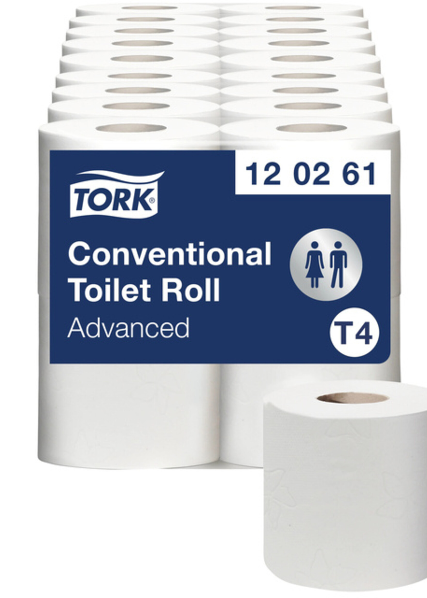 Tork Toiletpapier Tork T4 advanced 2-laags 488 vel  wit 120261