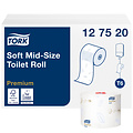 Tork Toiletpapier Tork Mid-size T6 premium 2-laags 90m wit 127520