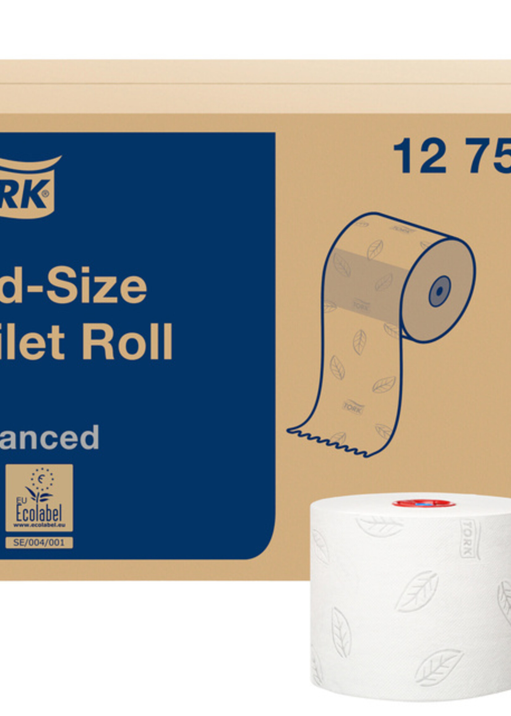 Tork Papier toilette Tork Mid-size T6 Premium 127530 2 ép 100m blanc