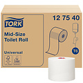 Tork Papier toilette Tork Mid-size T6 127540 Universal 1 épaisseur 135m blanc