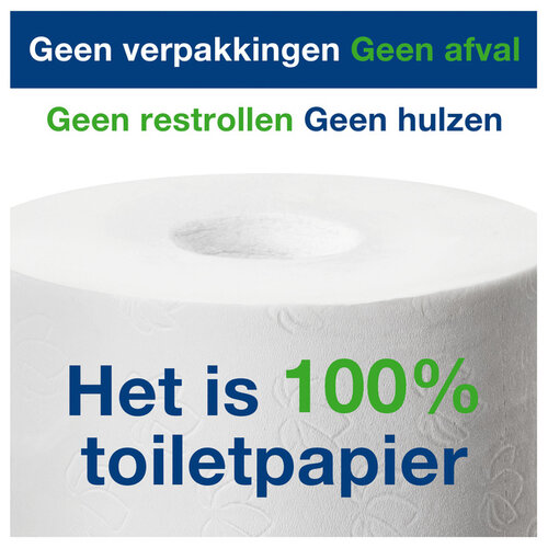 Tork Toiletpapier Tork T7 hulsloos advanced mid-size 2-laags 900vel wit 472199