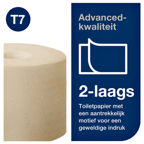 Tork Papier toilette Tork T7 Advanced 472155 Mid-size sans mandrin 2 ép 900 feuilles