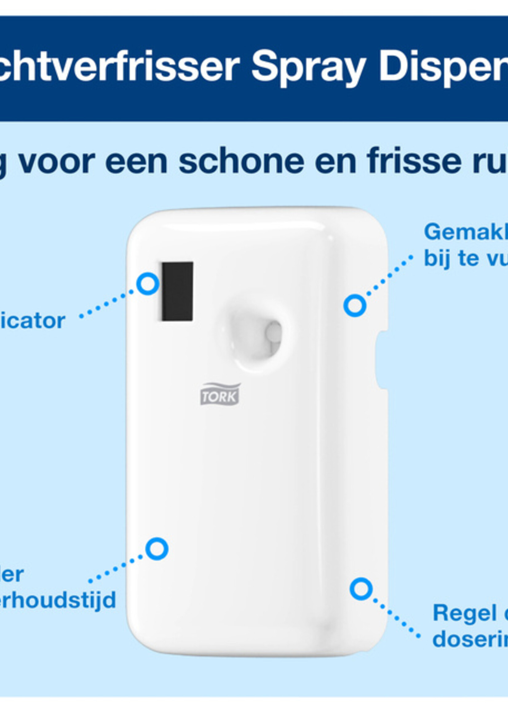 Tork Distributeur désodorisant Tork A1 Elevation 562000 blanc