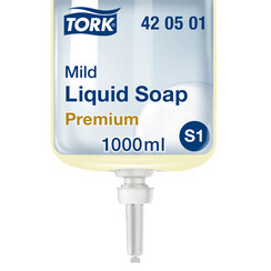 Savon liquide Tork S1 420501 doux parfumé blanc perle 1000ml