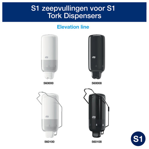 Tork Handzeep Tork S1  vloeibaar mild geparfurmeerd parelwit 1000ml 420501