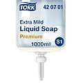 Tork Handzeep Tork S1 vloeibaar mild en ongeparfumeerd 1000ml 420701