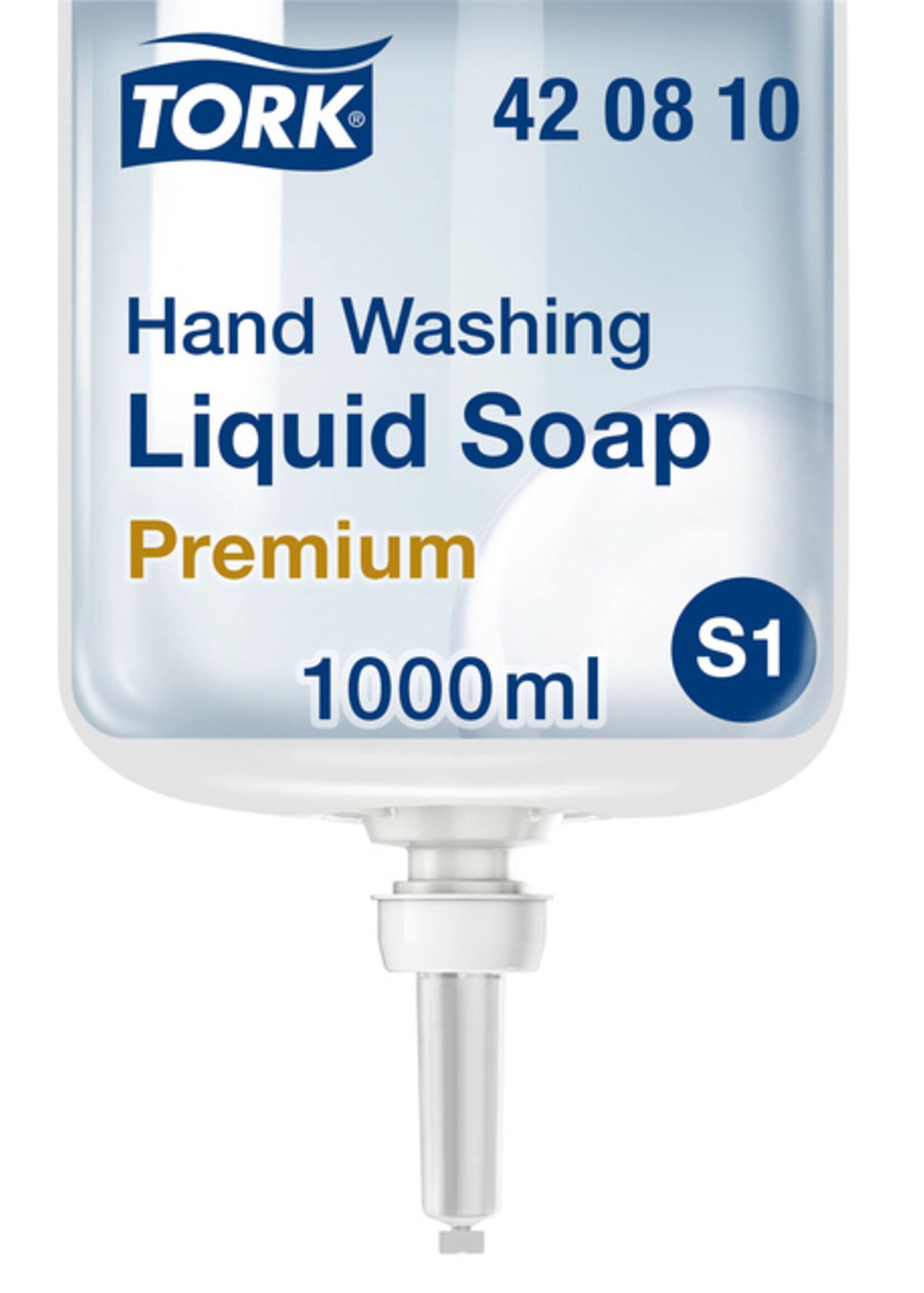 Tork Savon mains Tork S1 420810 Liquide extra hygiénique sans parfum 1000ml