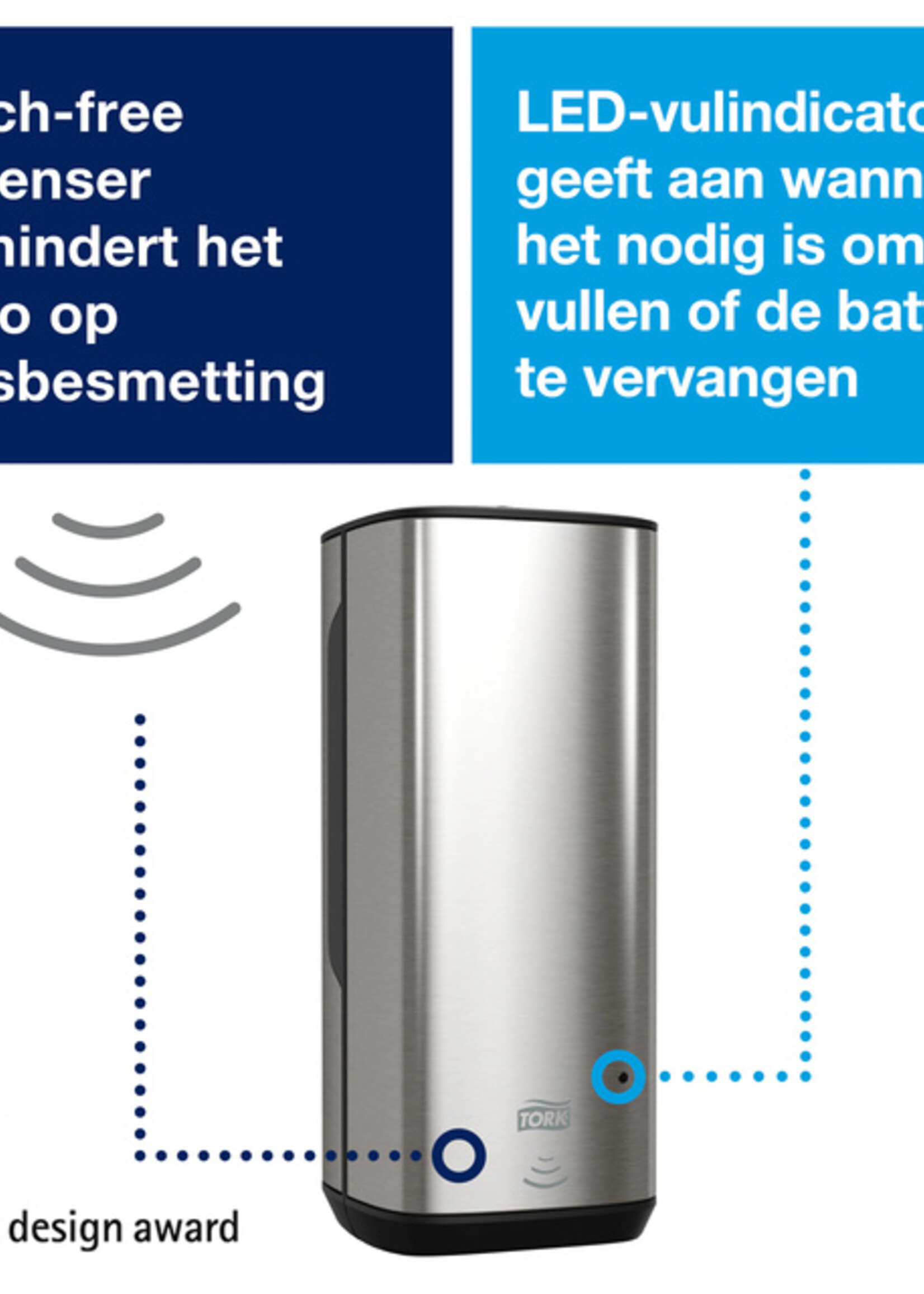 Tork Zeepdispenser Tork image lijn S4 Intuition Sensor rvs 460009