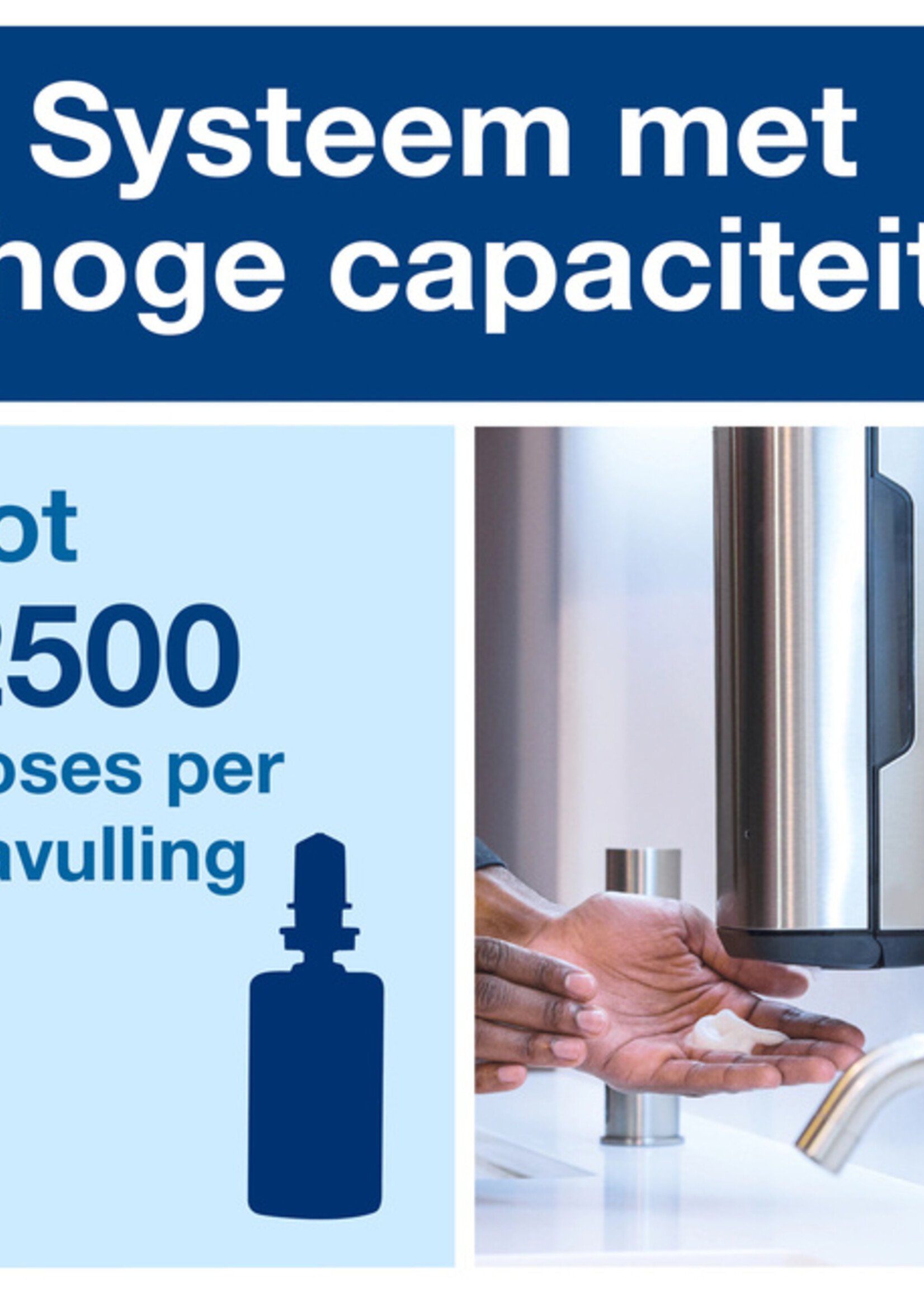 Tork Distributeur savon Tork Image S4 Intuition Sensor 460009 inox