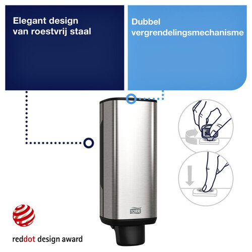 Tork Distributeur savon et désinfectant Tork Image S4 460010 Inox