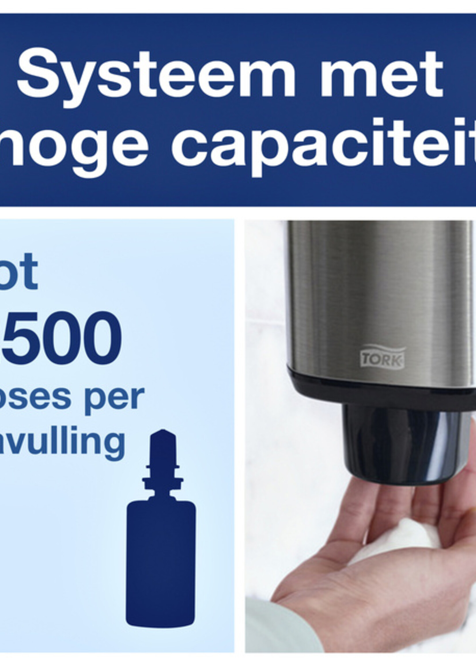 Tork Distributeur savon et désinfectant Tork Image S4 460010 Inox