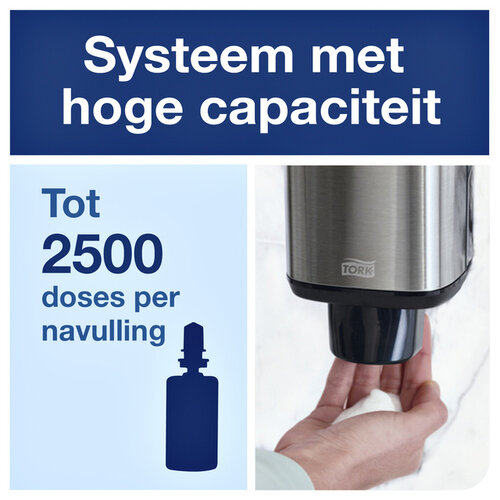 Tork Dispenser Tork Image lijn S4 zeep en handdesinfectiemiddel  rvs 460010