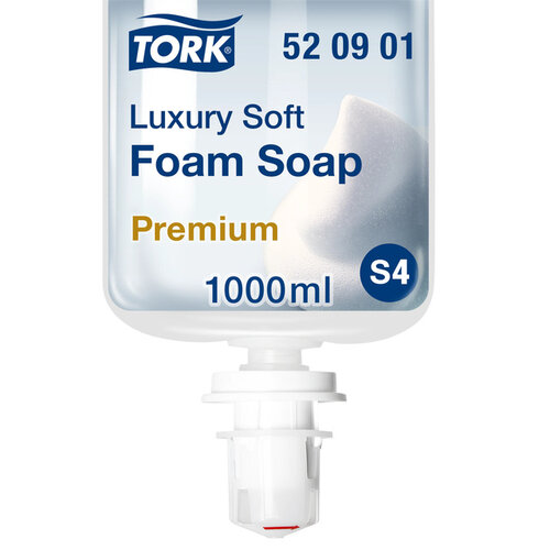 Tork Savon Tork S4 Foam luxe 520901 doux parfumé 1000ml