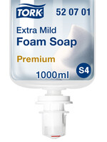 Tork Savon main Tork S4 520701 Mousse  extra doux non parfumé 1000ml