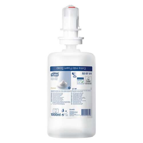 Tork Handzeep Tork S4 foam extra mild geurvrij allergievriendelijk 1000ml 520701