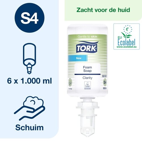 Tork Handzeep Tork Clarity S4 foam 1000ml 520201