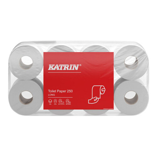 Katrin Toiletpapier Katrin 3-laags 250vel 48rollen wit