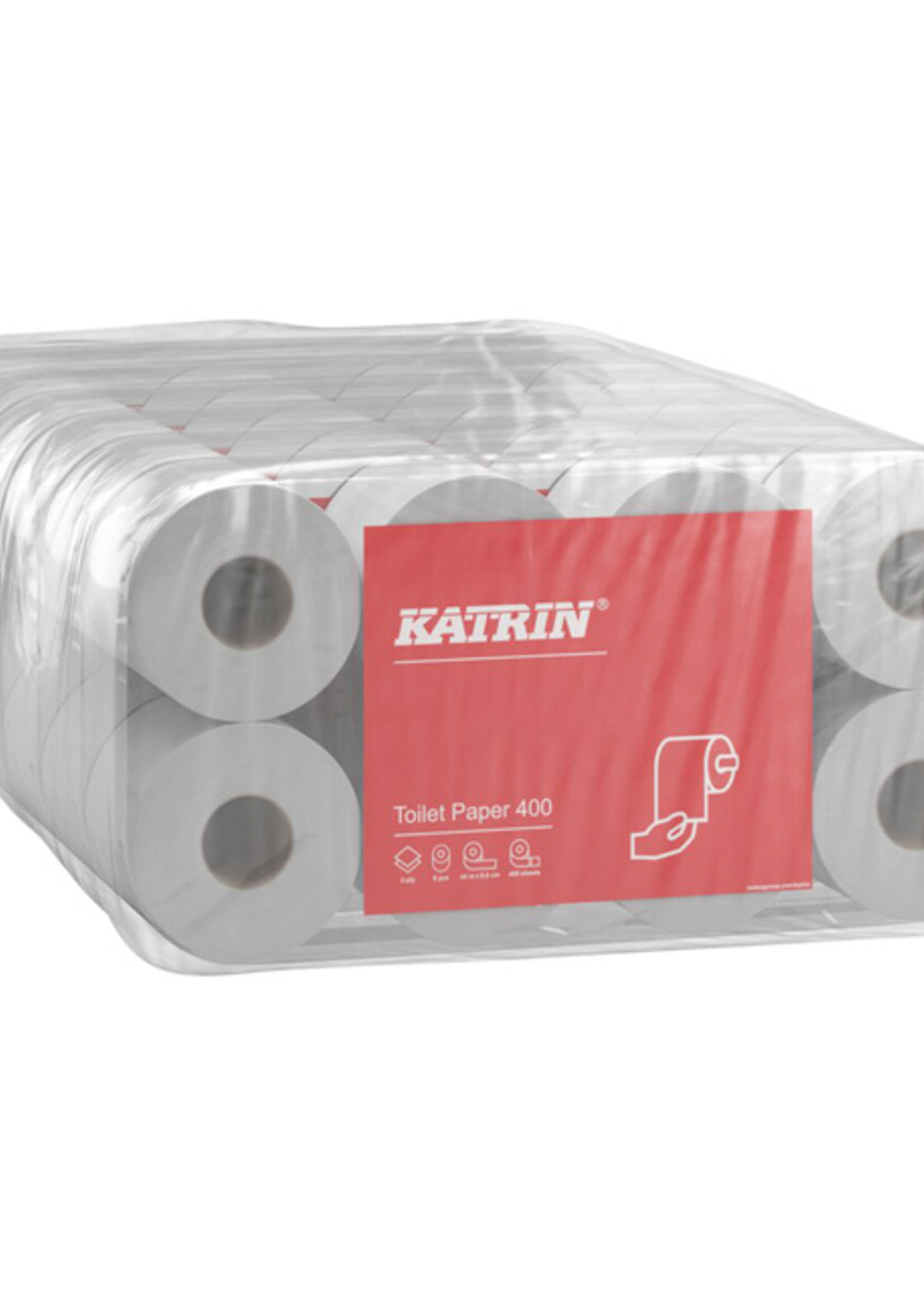 Katrin Toiletpapier Katrin 2-laags 400vel 48rollen wit