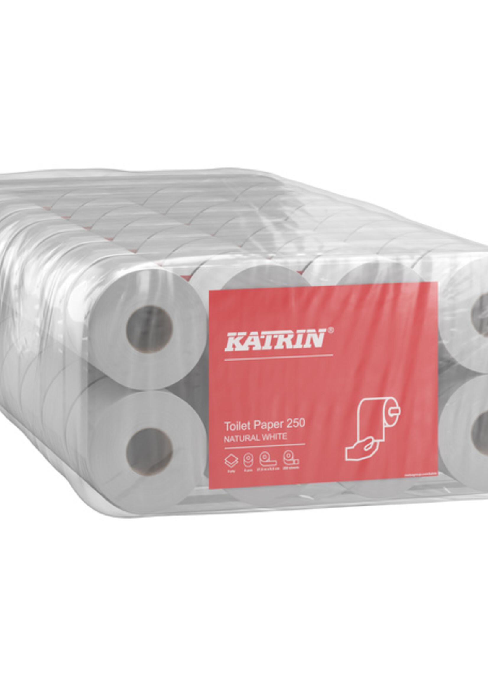 Katrin Papier toilette Katrin  2 épaisseurs blanc 64 rouleaux
