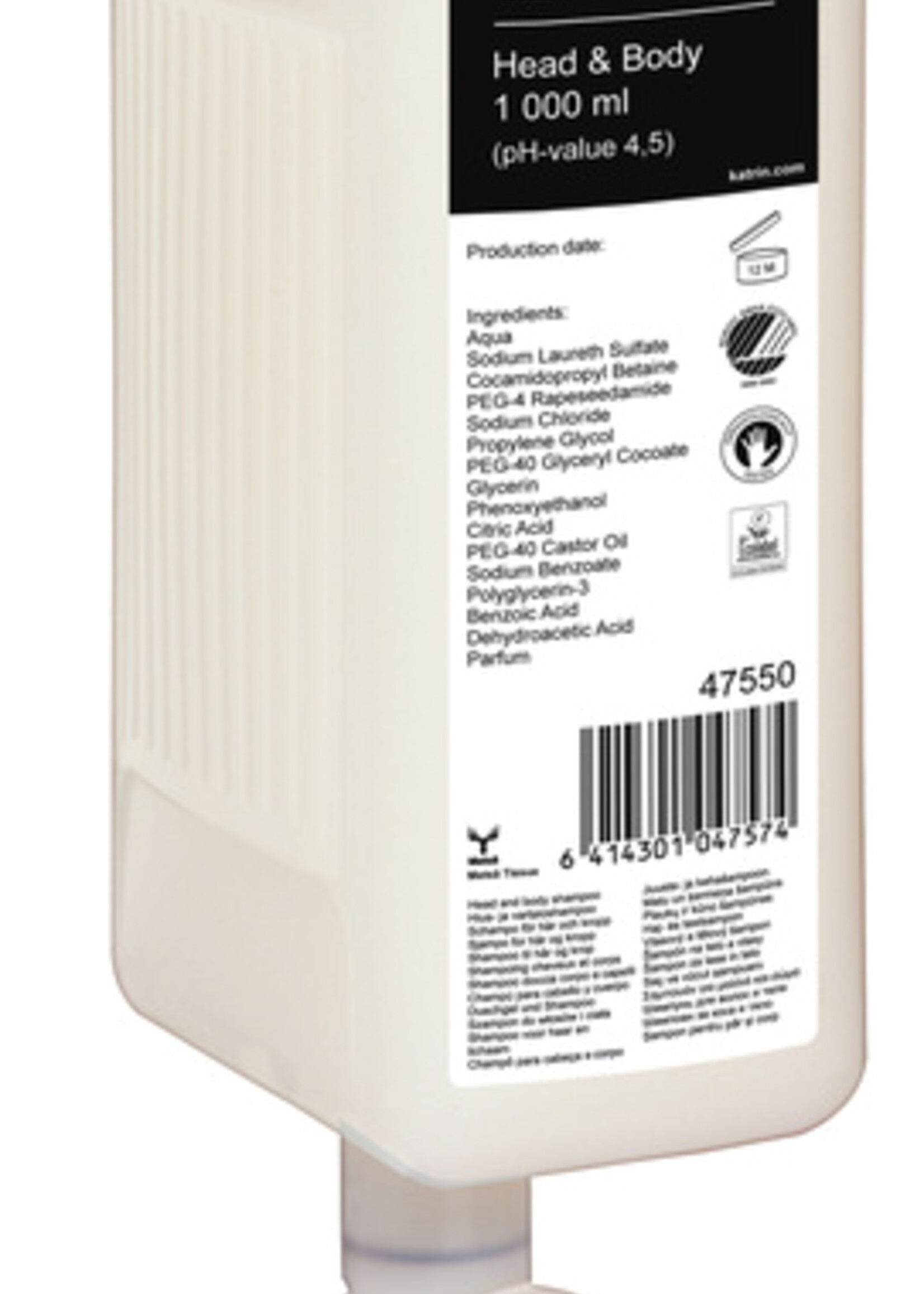 Katrin Handzeep Katrin 47550 Head & Body 1000ml