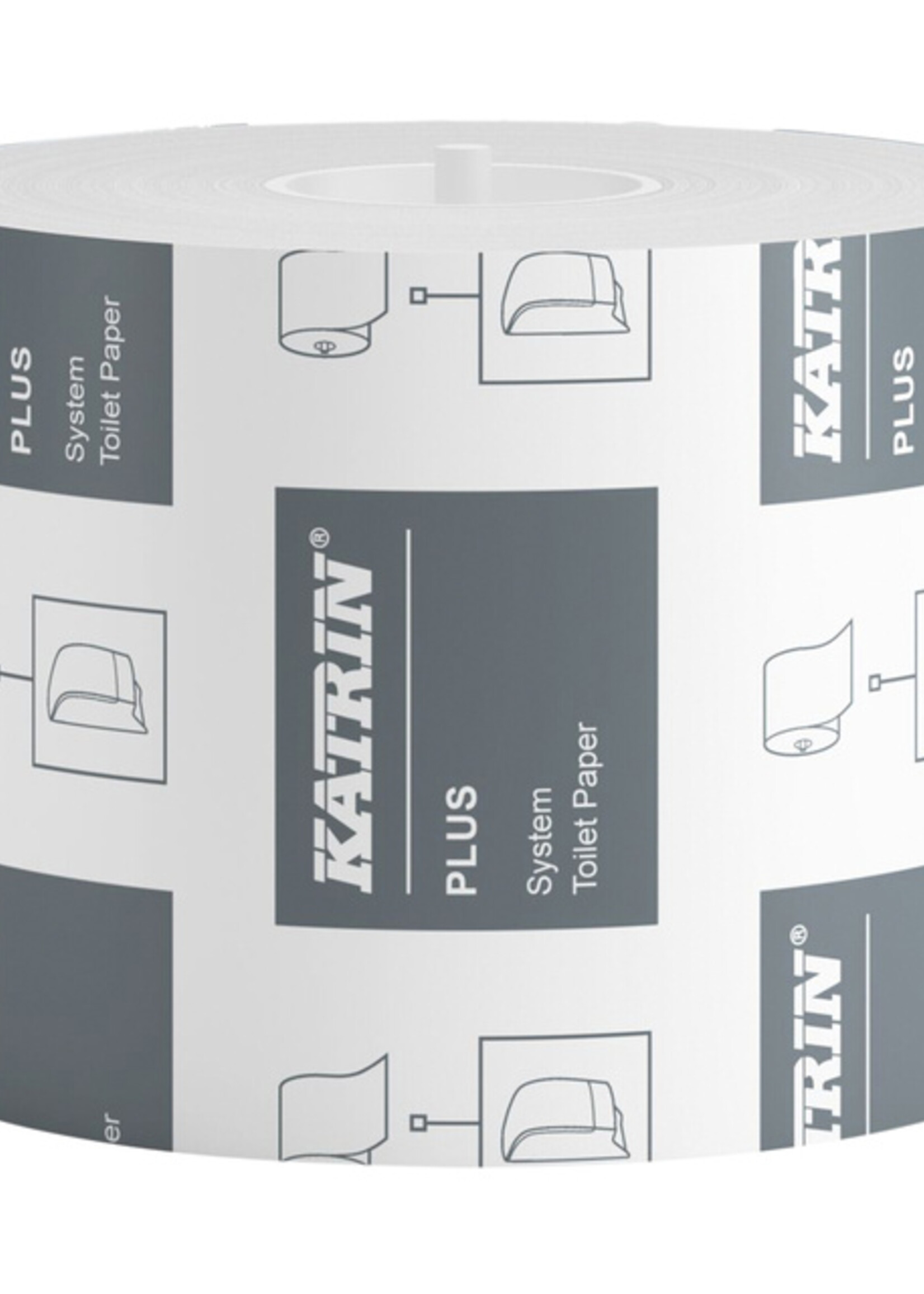 Katrin Toiletpapier Katrin Plus System 2-laags 800vel 36rollen wit