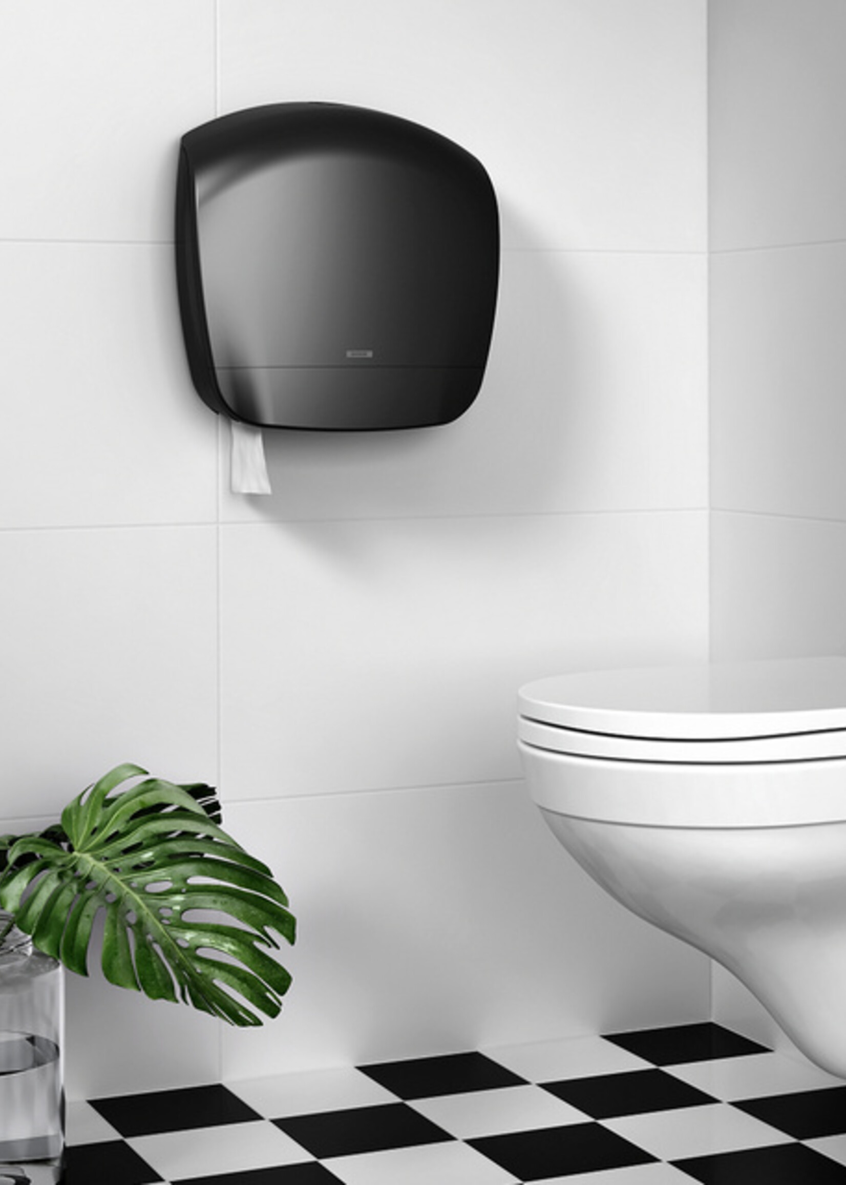 Katrin Dispenser Katrin 92162 toiletpapier Gigant L zwart