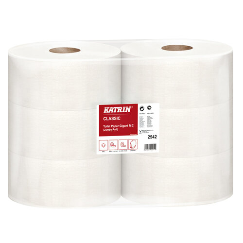 Katrin Papier toilette Katrin Classic Gigant M2 2 épaisseurs 1200 feuilles 6 rouleaux