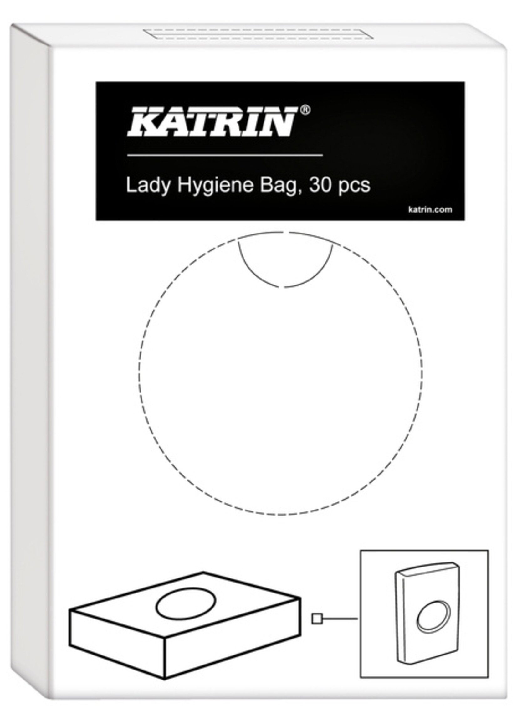 Katrin Sachets hygiène féminine Katrin 96128 paquet de 30 pièces