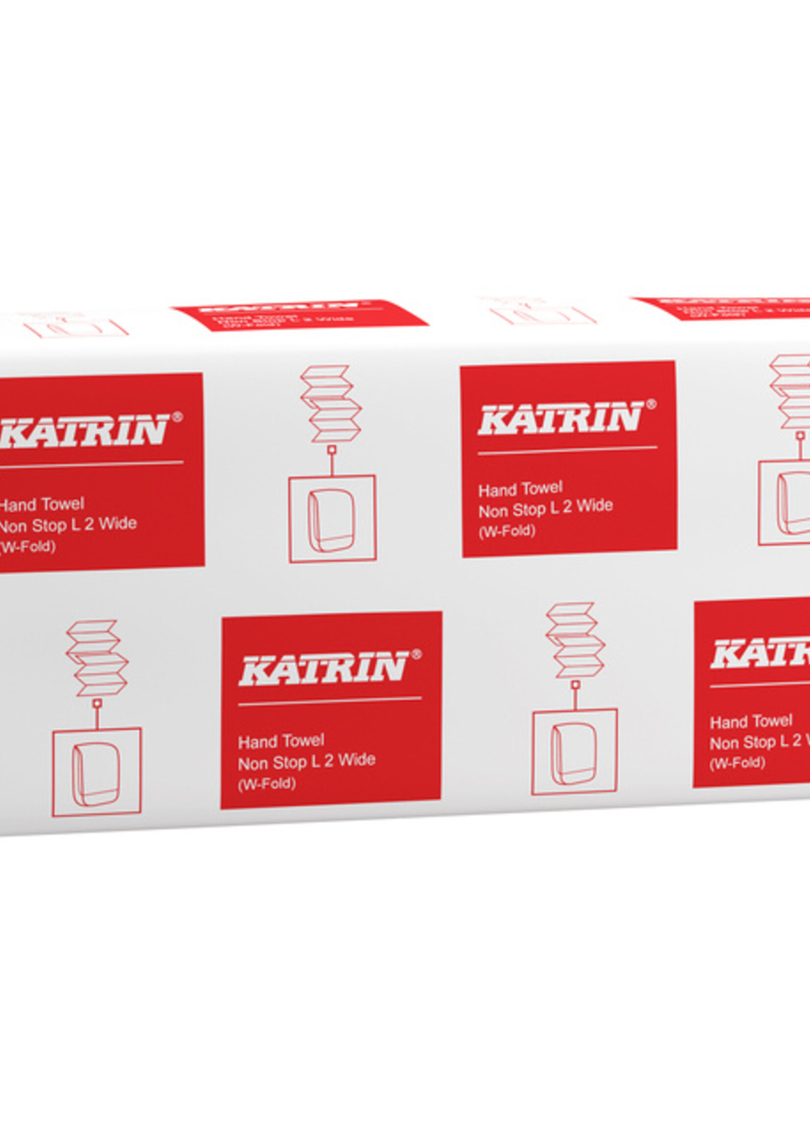 Katrin Handdoek Katrin W-vouw 2-laags wit 320x240mm