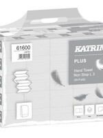 Katrin Handdoek Katrin 61600 W-vouw Plus 3laags 20,3x32cm 25x90st