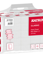 Katrin Essuie-mains Katrin 61594 pli-W Classic 2 épaisseurs 20,3x32cm 25x120pcs