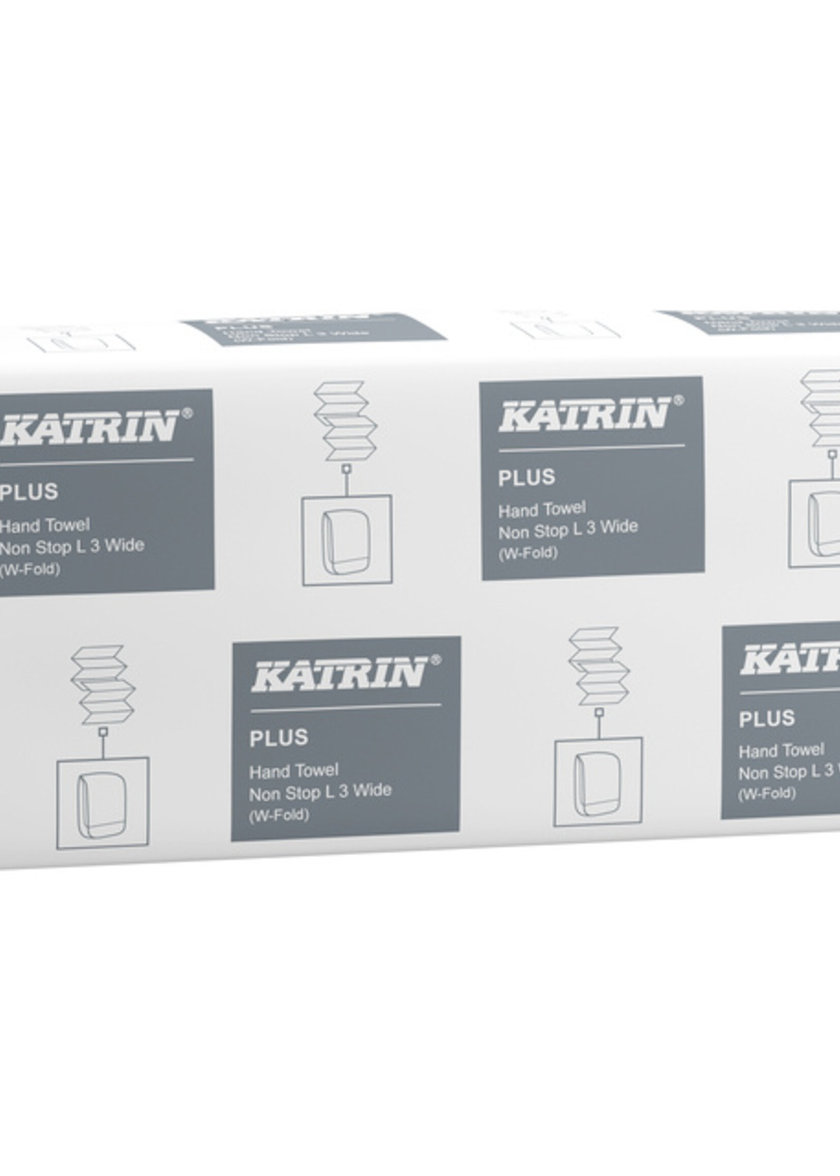 Katrin Essuie-mains Katrin 61563 pli-W Plus 3 épaisseurs 24x32cm 25x90pcs