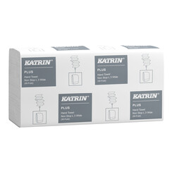 Essuie-mains Katrin 61563 pli-W Plus 3 épaisseurs 24x32cm 25x90pcs