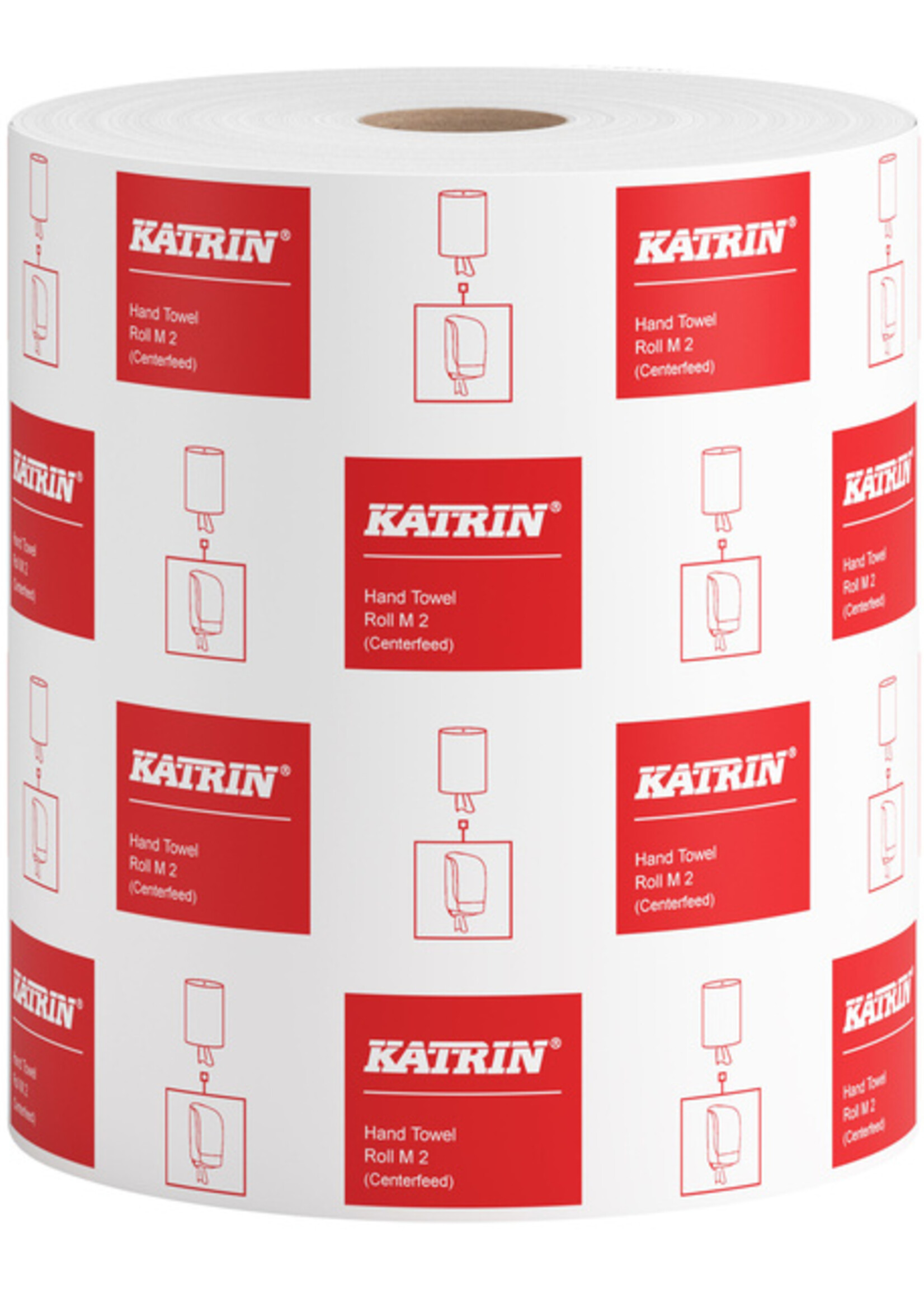 Katrin Handdoekrol Katrin 2-laags wit medium 150mx205mm