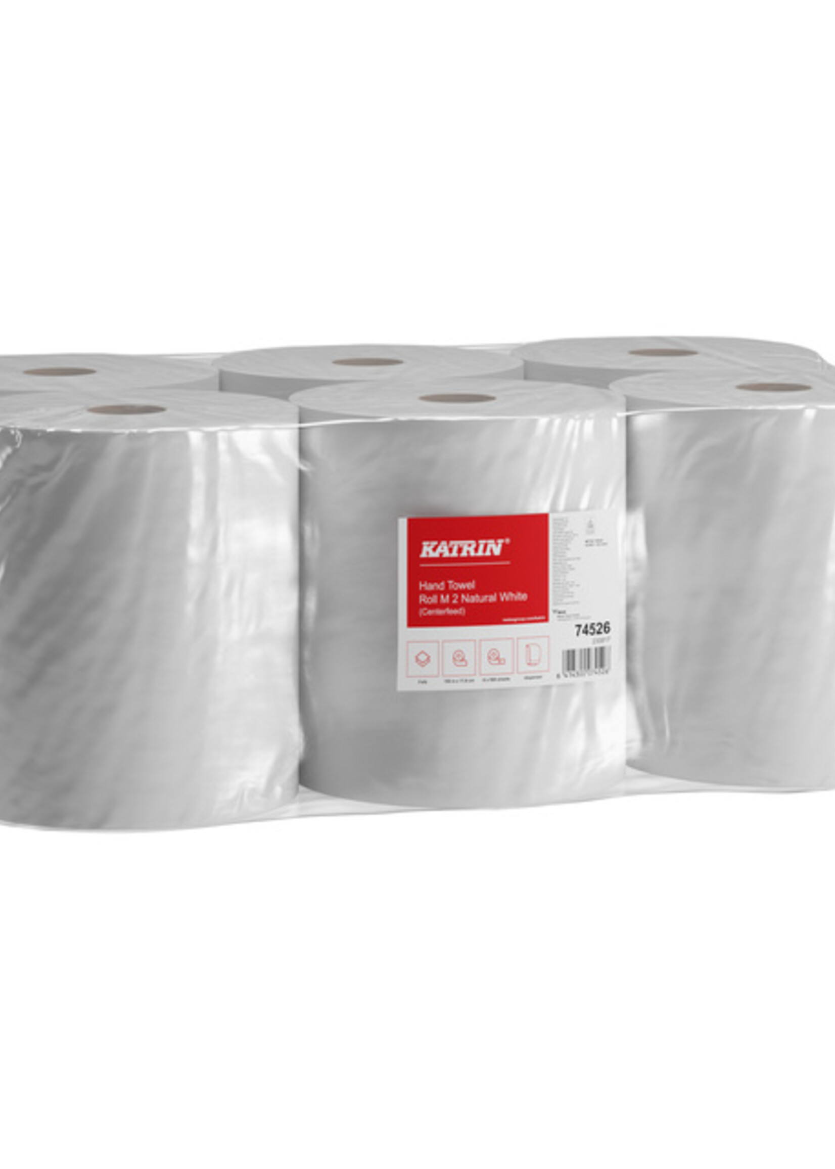 Katrin Essuie-mains Katrin Centerfeed M2 74526 2 blanc Medium 150mx178mm