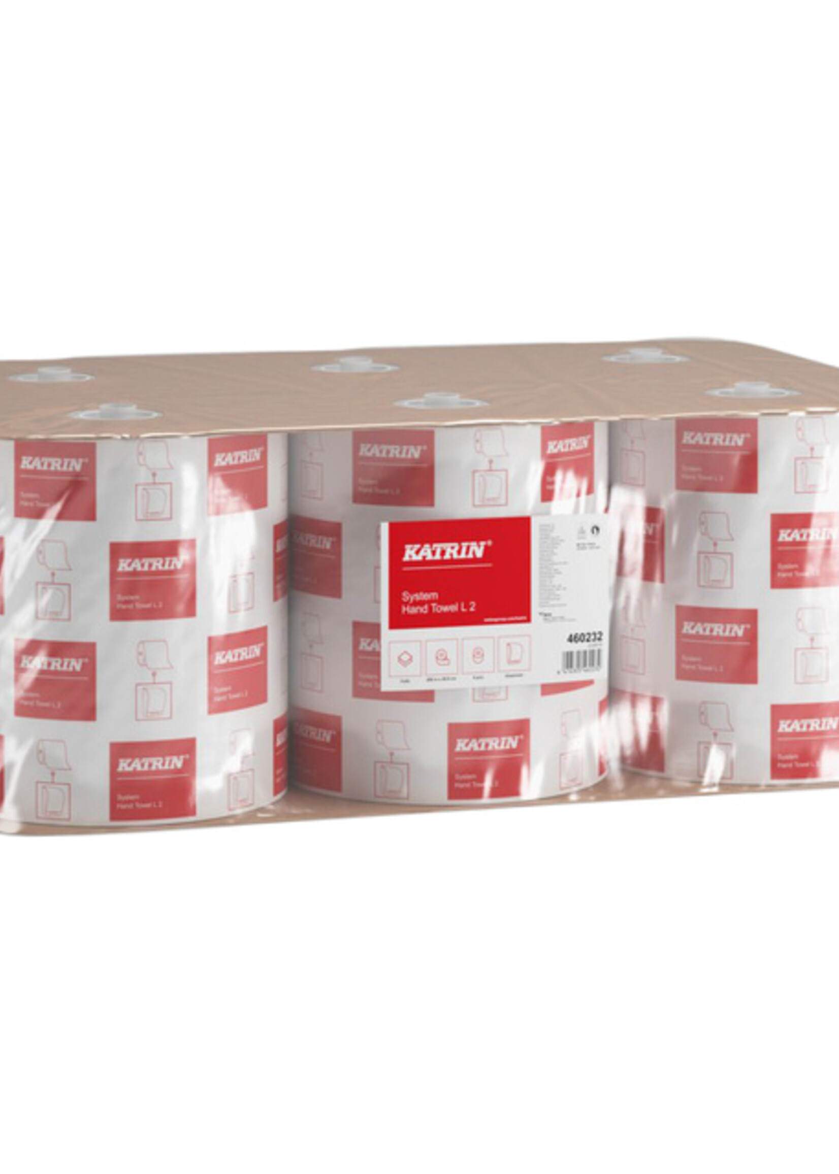 Katrin Handdoekrol Katrin 2-laags wit large 200mx209mm