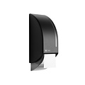 BlackSatino Distributeur rouleau papier toilette BlackSatino compact noir