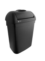 BlackSatino Poubelle BlackSatino Hygiène 8 litres Noir