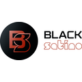 BlackSatino Poubelle BlackSatino Hygiène 8 litres Noir