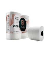 BlackSatino Papier toilette BlackSatino Original 2 épaisseurs 400feuilles 4 rouleaux