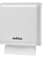 Satino by WEPA Dispenser Satino PT2 handdoek ZW-vouw klein wit