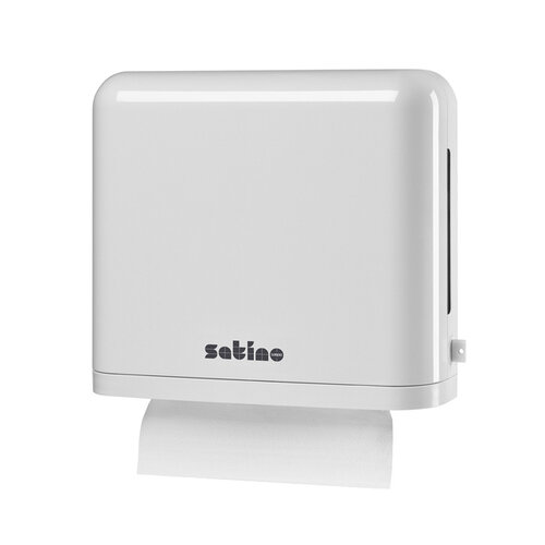 Satino by WEPA Distributeur Satino PT2 essuie-mains pli Z/W petit blanc