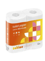 Satino by WEPA Papier toilette Satino Smart 2 ép 400 feuilles blanc 4 rlx