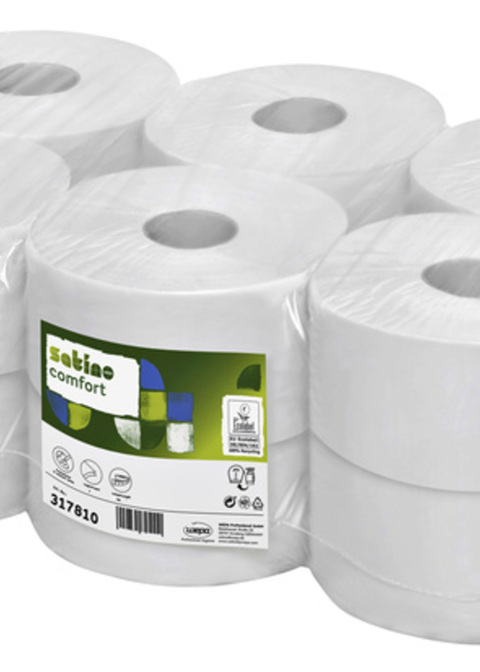 Satino by WEPA Toiletpapier Satino Comfort Mini 2-laags 180m 12rollen
