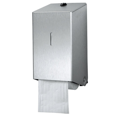 Euro Dispenser Euro toiletpapier doprol RVS