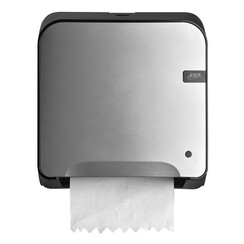Dispenser Euro Quartz handdoekrol mini matic zilv