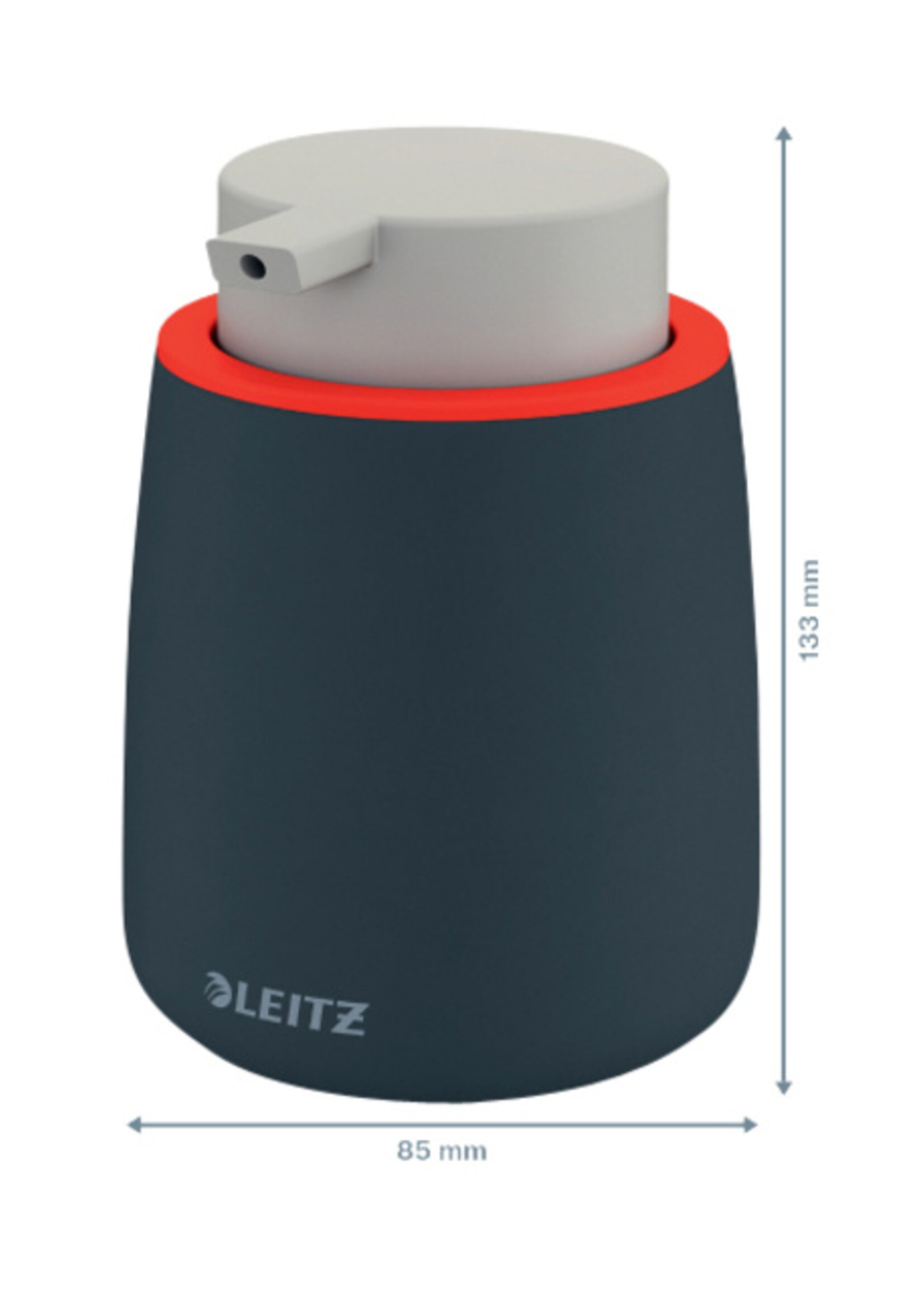 Leitz Dispenser Leitz Cosy voor handzeep 300ml grijs