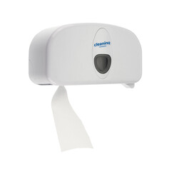 Dispenser Cleaninq Duo Toiletpapier wit