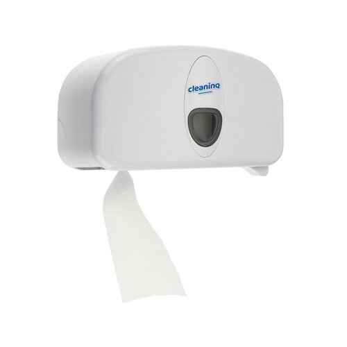 Cleaninq Dispenser Cleaninq Duo Toiletpapier wit